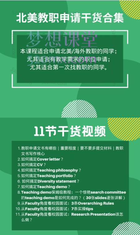 山楂Evergreen：北美教职申请干货合集