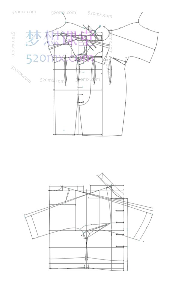 30款打版课(手工打版、电脑打版、推码)