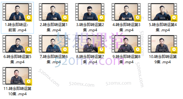 杨万松《转念即转运》线上课