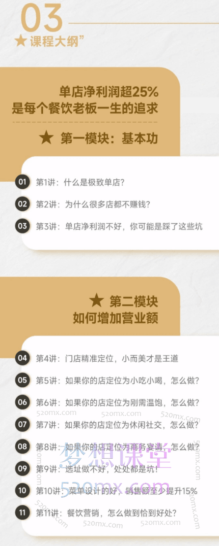 李剑聊餐饮如何打造净利润超25%的极致单店