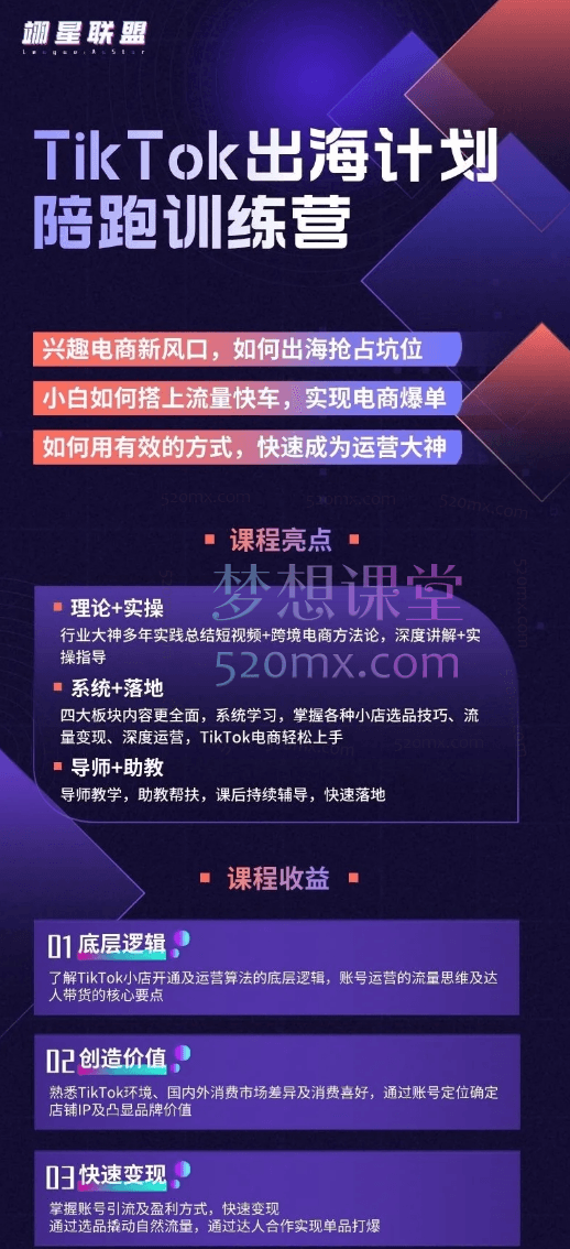TikTok出海计划陪跑训练营-把握TikTok流量新机遇 助力跨境电商扬帆起航