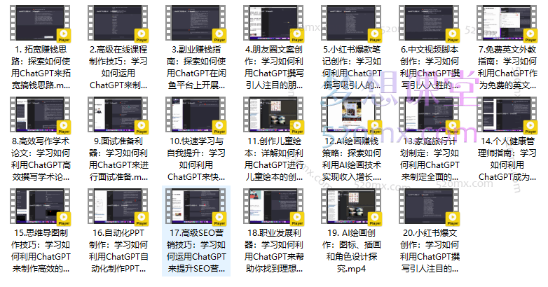 硅基物语ChatGPT变现精英班