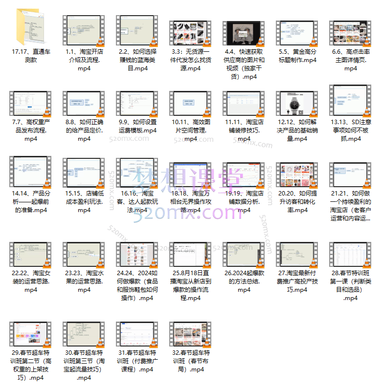 大海电商说淘宝运营系统课程