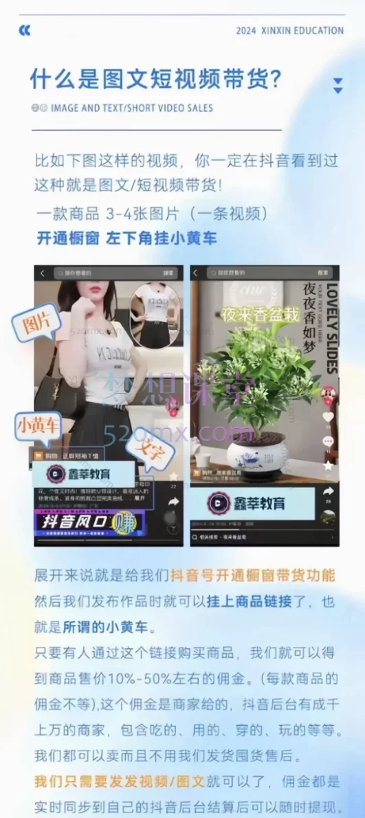 鑫萃教育抖音图文带货教程15.0交付体系