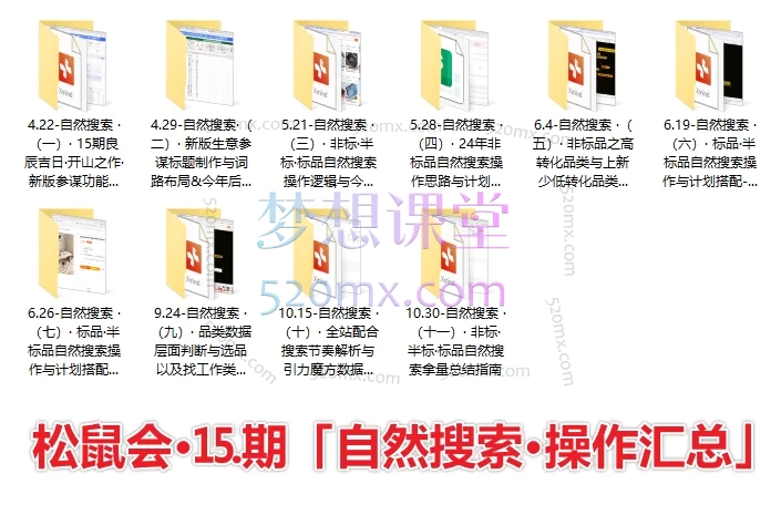 松鼠电商说(松鼠会)淘宝电商系列课第15、16期2024-2025