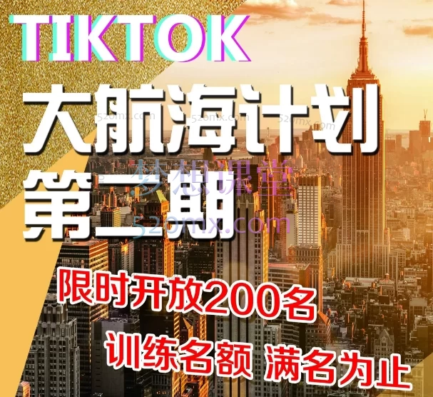 TikTok流量增长变现训练营