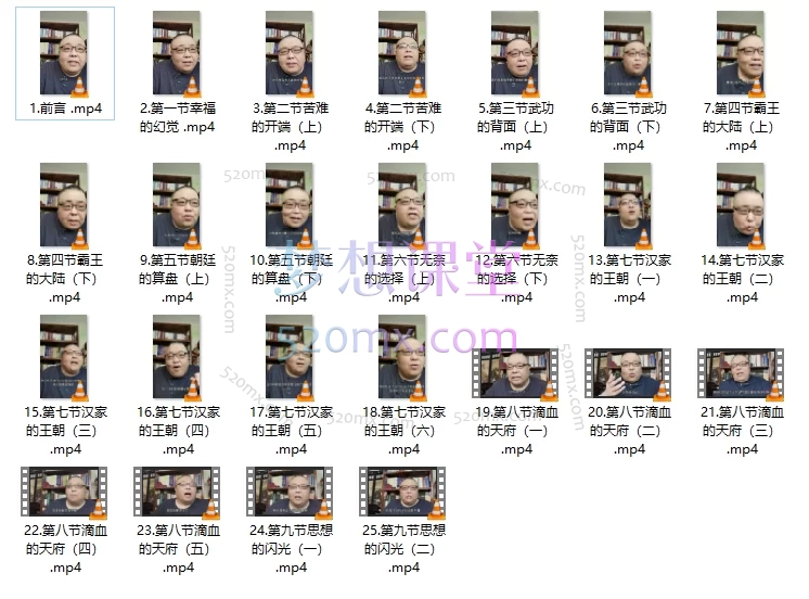 倾杯序不一样的中国史线上视频课程