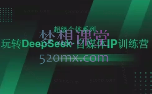 张可粒超级个体系列玩转DeepSeek自媒体IP训练营