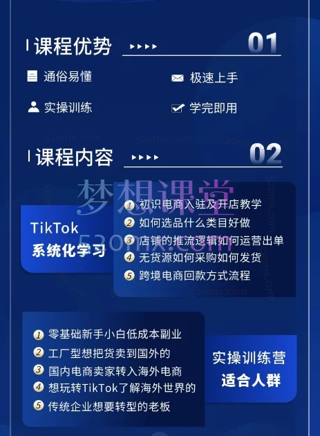 跨境黑马TikTok跨境电商实操训练营