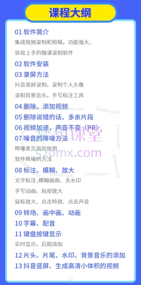 网络微课录屏剪辑,开启副业赚钱,Camtasia零基础速成教程