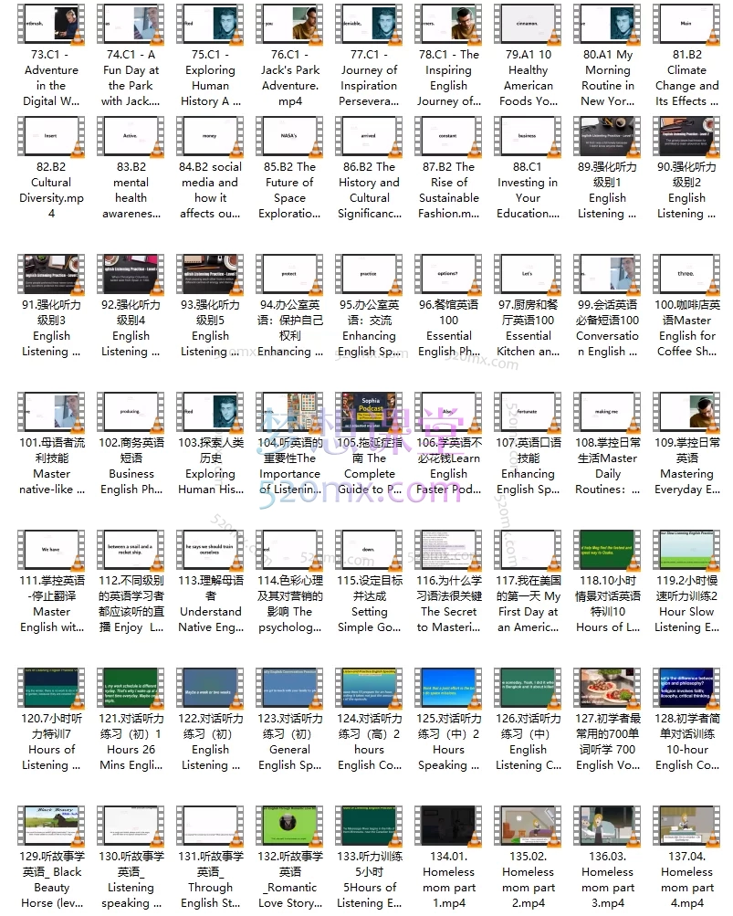 听力特训课:强化听力思维不同Level难度故事场景对话