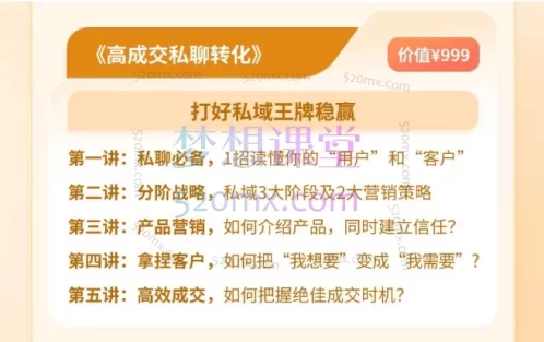 清鹿私域:高粘性社群运营+高成交私聊转化+引爆私域成交力+高转化发售爆单+高复购朋友圈营销,合集