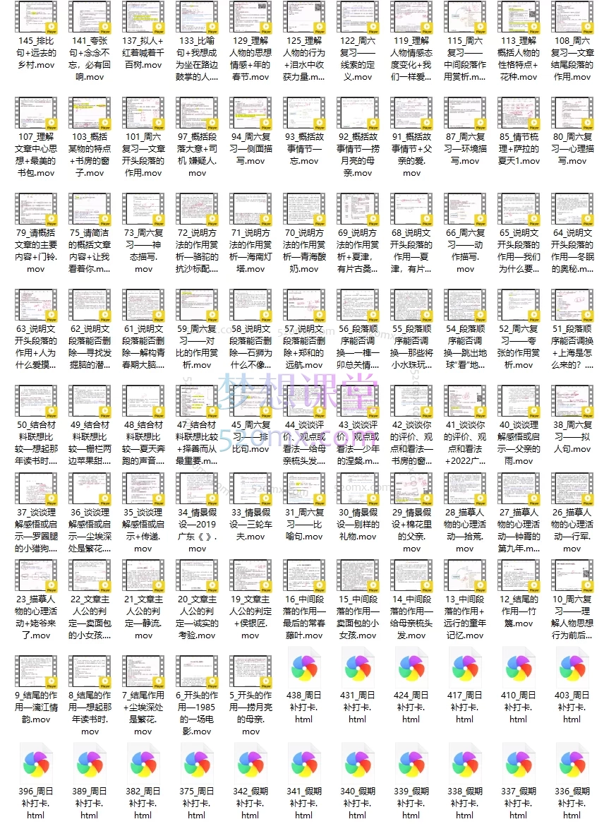 小王老师中学语文阅读专项题型天天练