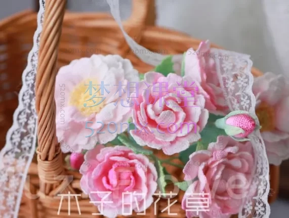 木子的花草达芙妮玫瑰手作课