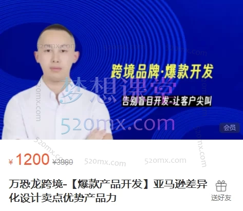 万恐龙跨境-【爆款产品开发】亚马逊差异化设计卖点优势产品力