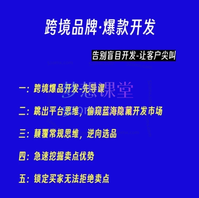 万恐龙跨境-【爆款产品开发】亚马逊差异化设计卖点优势产品力