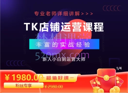 蕾蕾聊跨境TikTok店铺运营从0到1学习课程