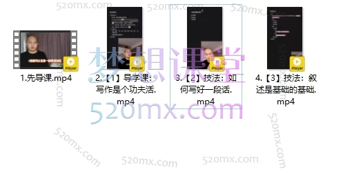 陈小五的散文创作课(在线视频课)