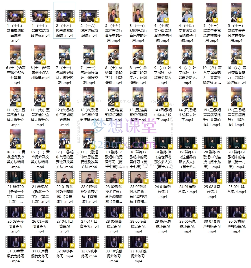 艺生老师【C系列】专业级声乐提升25节