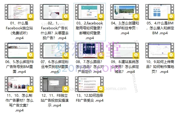 Facebook独立站精英训练营