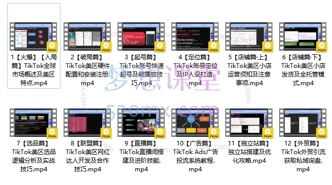 【火爆】TikTok美区电商冲锋营 - 第31期