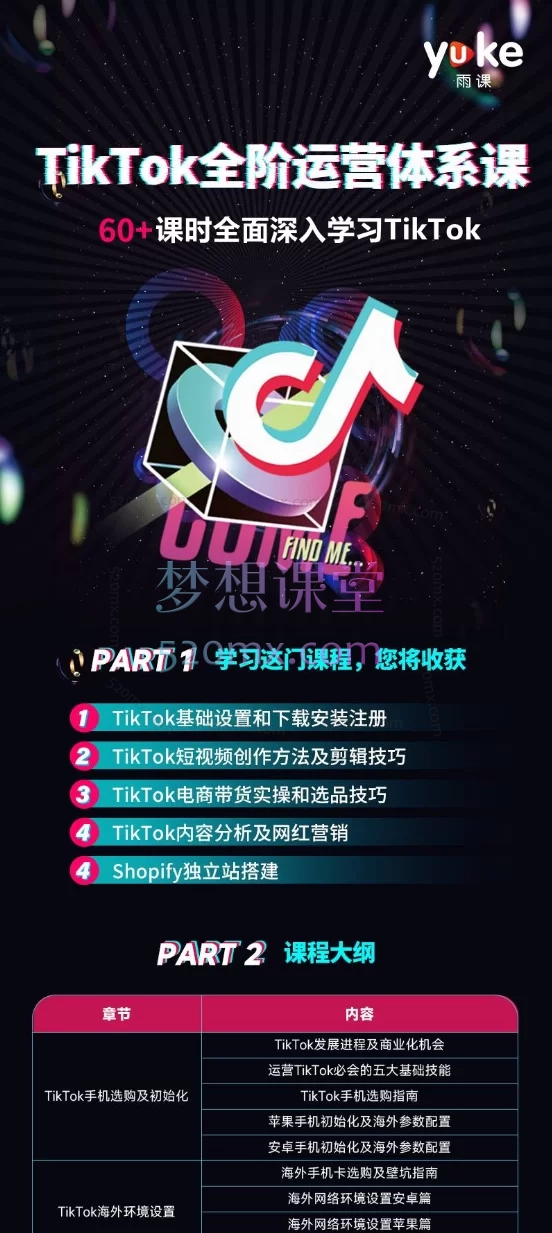 【火爆】TikTok全阶运营体系课