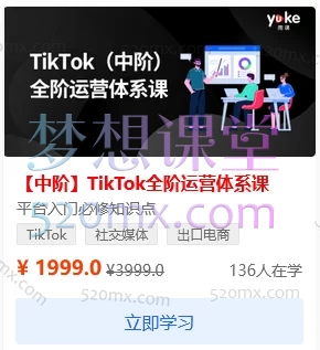李社长TikTok全阶运营体系课【初阶】+【中阶】+【高阶】