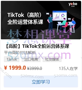 李社长TikTok全阶运营体系课【初阶】+【中阶】+【高阶】