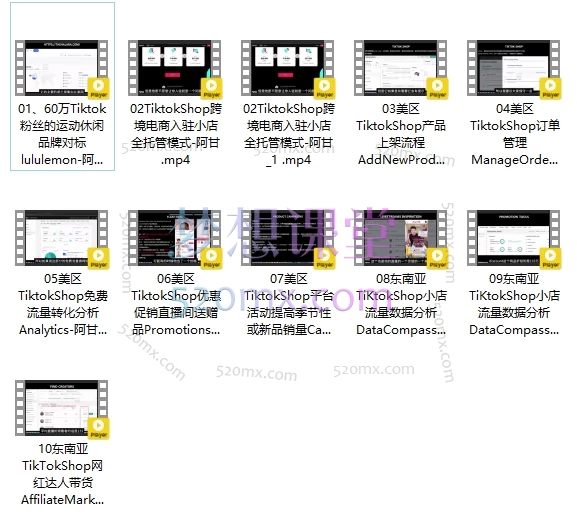 阿甘聊跨境Tiktok Shop