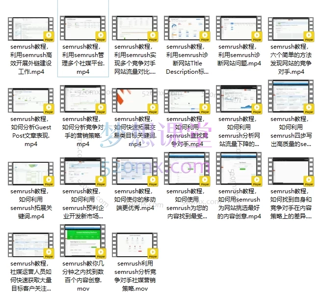 CBD跨境营销seo关键词semrush流量分析工具教程