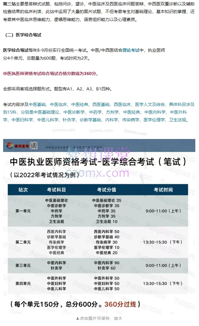 风木医考 _ 24中医执业医师资格考试 笔试班