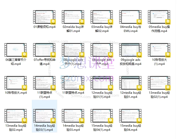 2025倪叶明media buy国外广告联盟营销营销课程