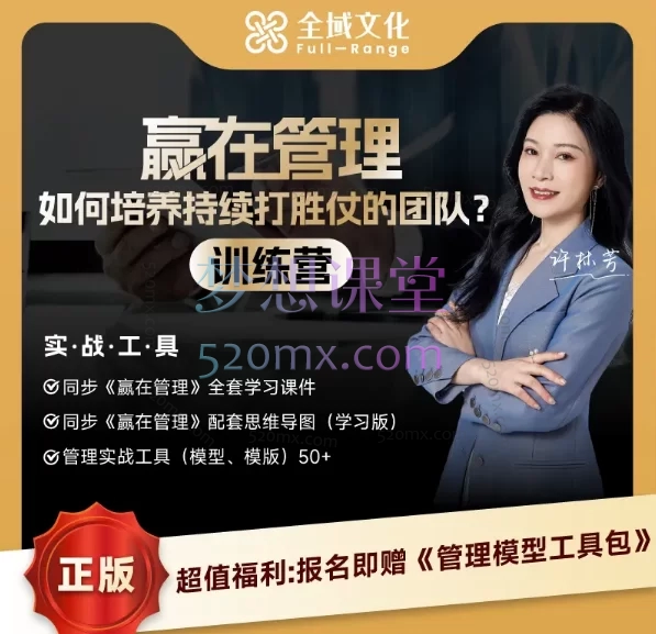 许林芳赢在管理: 如何培养打胜仗的团队特训营