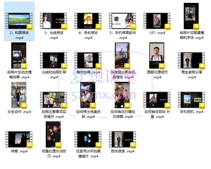 炫奇手机摄影从小白到大师