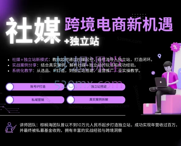 2025出海冒险家:社媒+独立站线上视频课30节——爆品开发、TK流量变现与私域增长系统