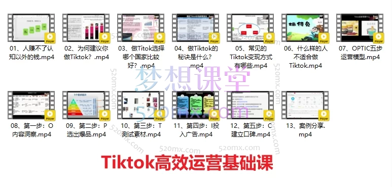 跨境无疆：Tiktok广告投放、选品、店铺运营、高效运营，从入门到精通合集