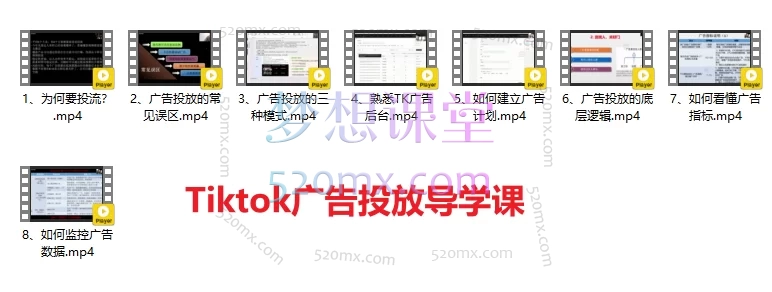 跨境无疆：Tiktok广告投放、选品、店铺运营、高效运营，从入门到精通合集