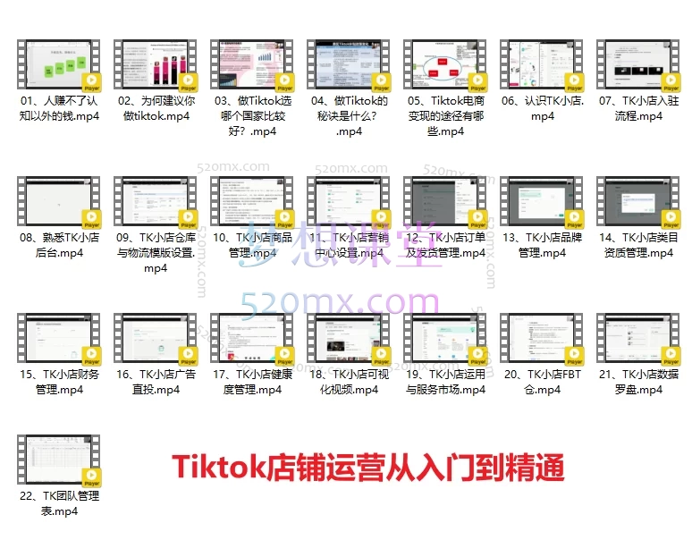 跨境无疆：Tiktok广告投放、选品、店铺运营、高效运营，从入门到精通合集