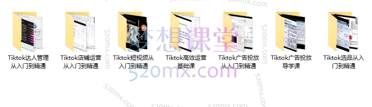 跨境无疆：Tiktok广告投放、选品、店铺运营、高效运营，从入门到精通合集