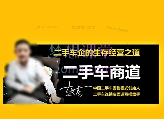 中国二手车商道:二手车企生存经营之道2套合集