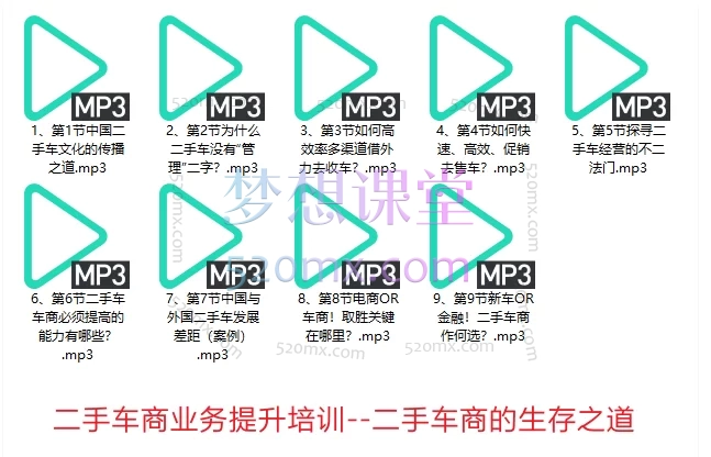 中国二手车商道：二手车企生存经营之道2套合集