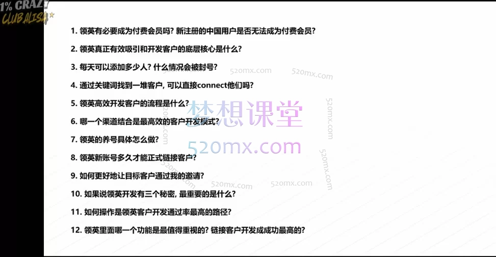Alisa的外贸圈:21天客户开发挑战,精准画像+竞品分析+LinkedIn领英高效获客与转化
