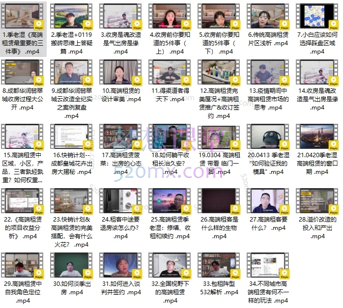 高端租赁走读班（第2届）高端租赁大神