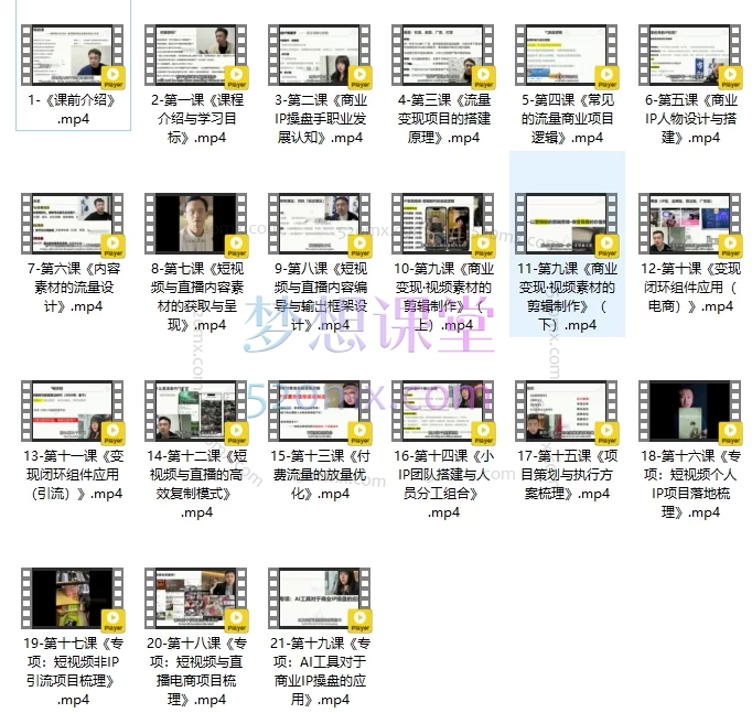 【2025】吉同学IP流量操盘手线上训练营——打造商业IP全链路实战能力