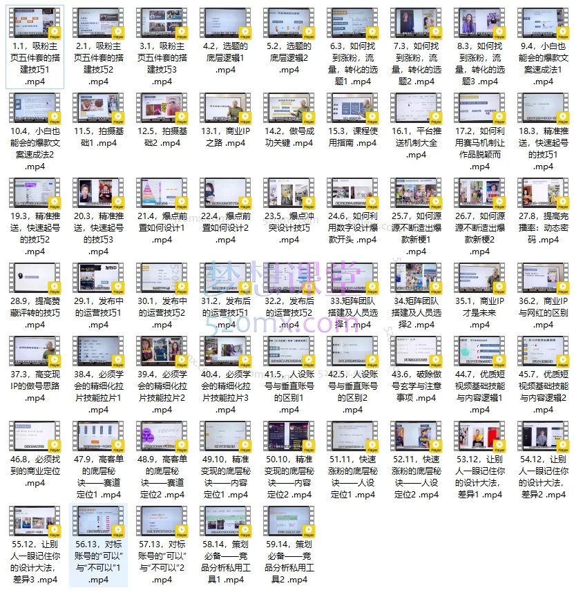 硬核新哥：百万IP实操落地训练系统课程