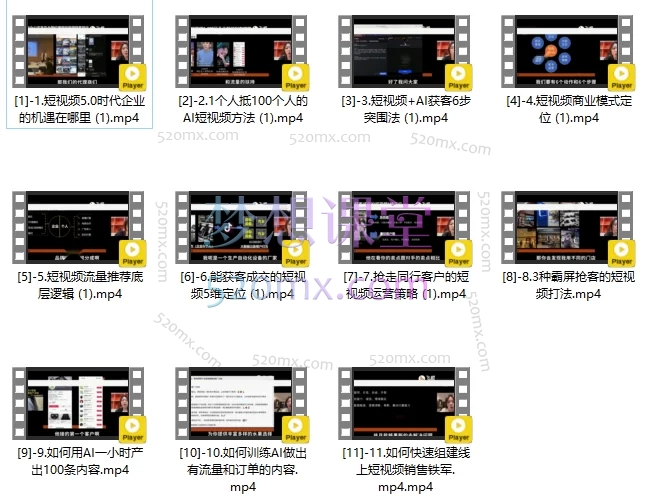飞橙-企业短视频AI获客霸屏流量课，6步短视频+AI突围法，3大霸屏抢客策略