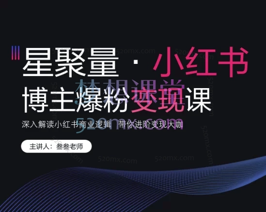 2025【星聚量】小红书营销爆粉变现课—内部资料