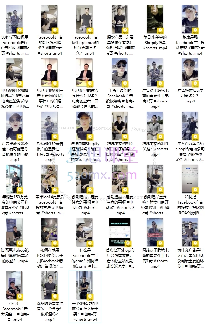 电商E哥团队Jessica:电商推广核心技巧(Facebook广告+Shopify选品爆单全攻略)