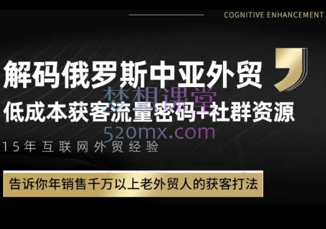 解码俄罗斯中亚外贸低成本获客流 | 0成本爆单攻略:手把手教你玩转VK/Yandex掘金俄罗斯&中亚外贸! 🔥