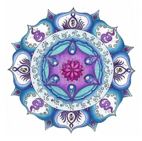 心印麦田心理：绘曼陀罗疗愈21天打卡:心灵成长陪伴彩